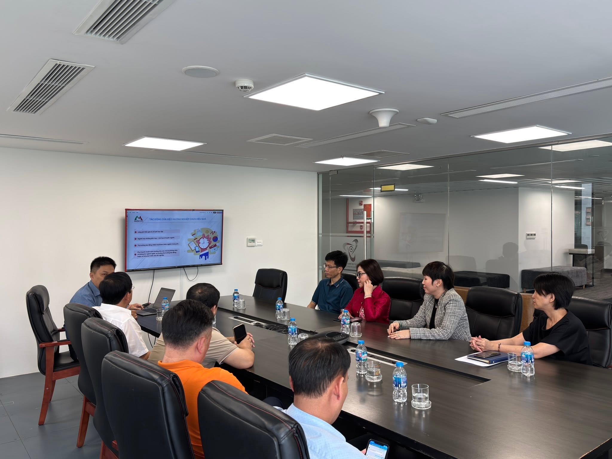 Maple STC đón tiếp Đoàn công tác Sở Giáo dục & Đào tạo tỉnh Lào Cai đến tham quan và làm việc